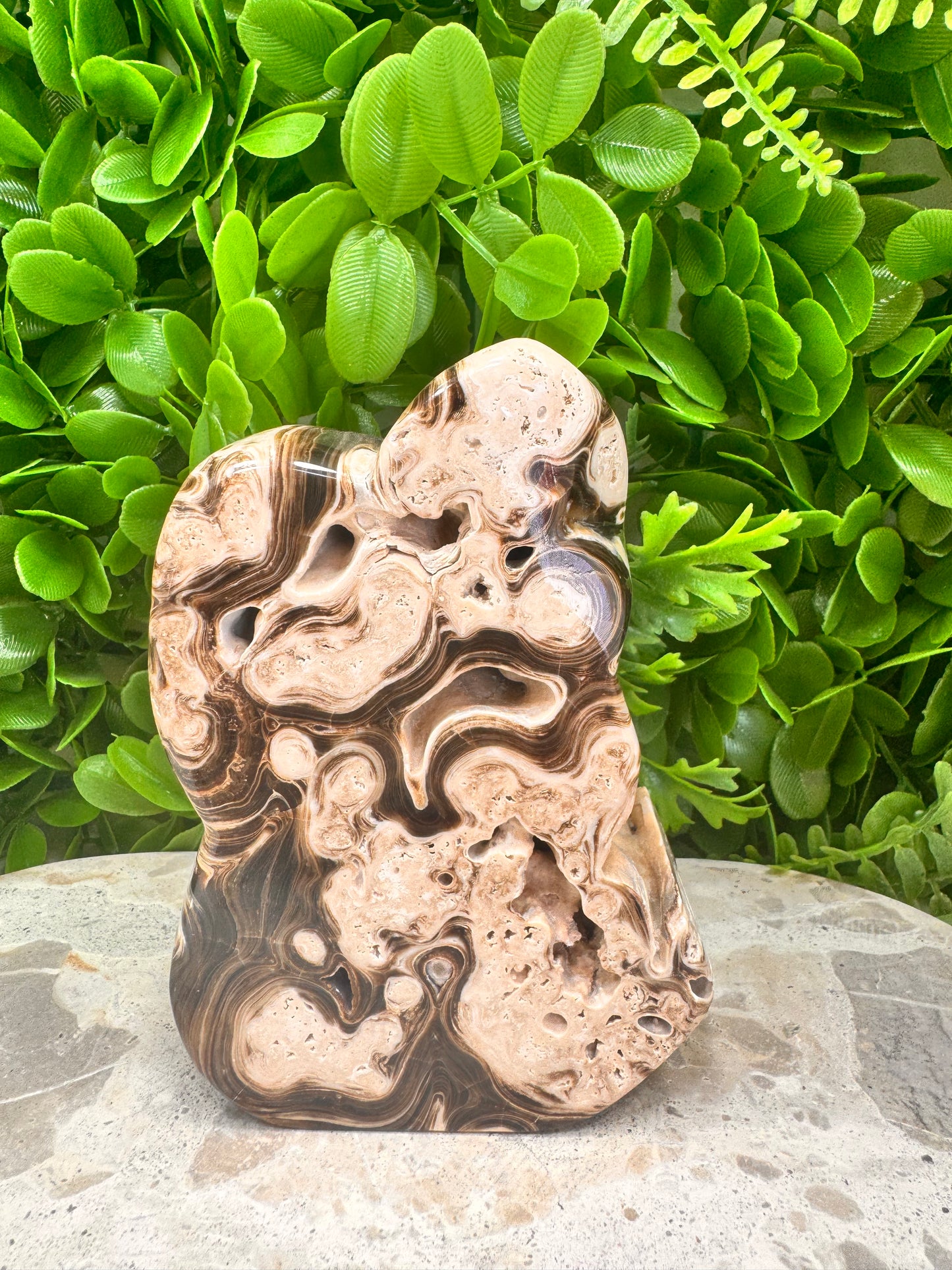 Chocolate Calcite Freeform 740g