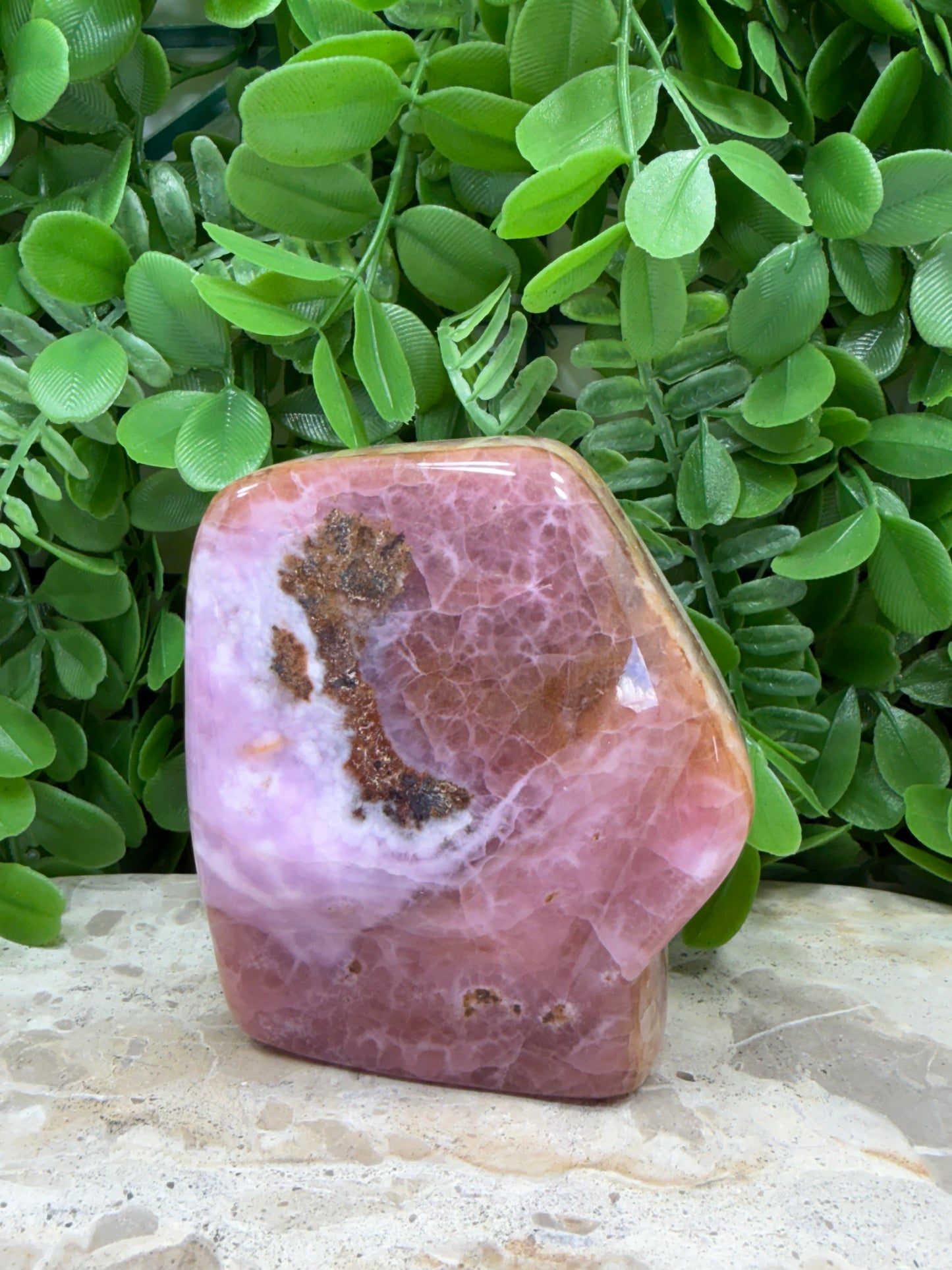 Pink Aragonite Freeform 774g