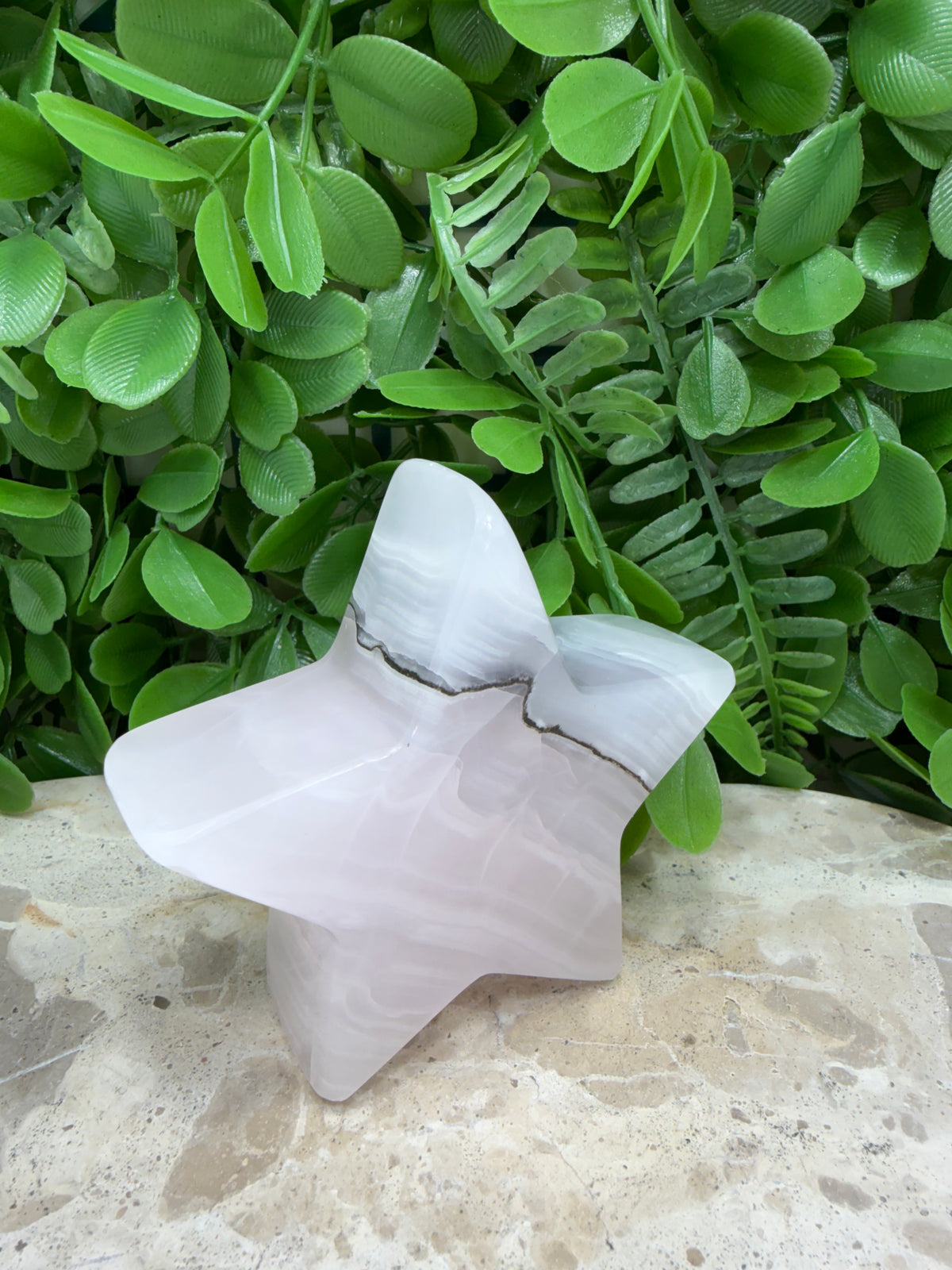Smokey Pink Mangano Star | Love • Compassion • Calm
