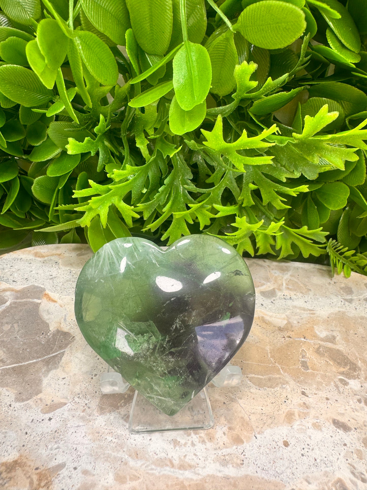 Fluorite Heart 124g