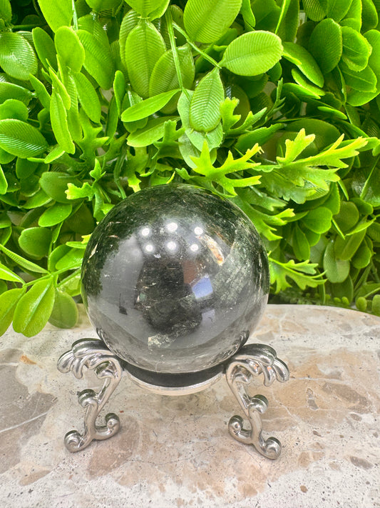 Green Tourmaline Sphere 316g