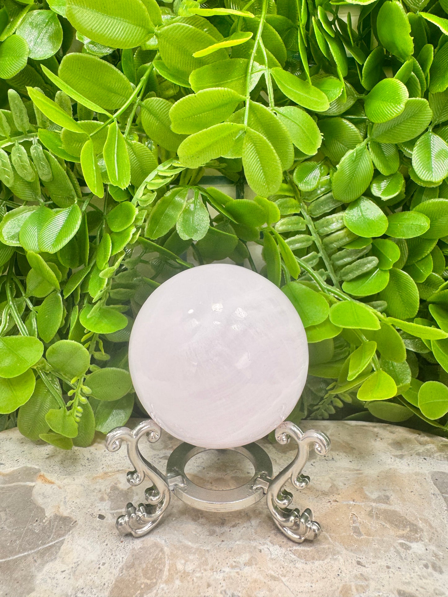 Pink Mangano Sphere 332g