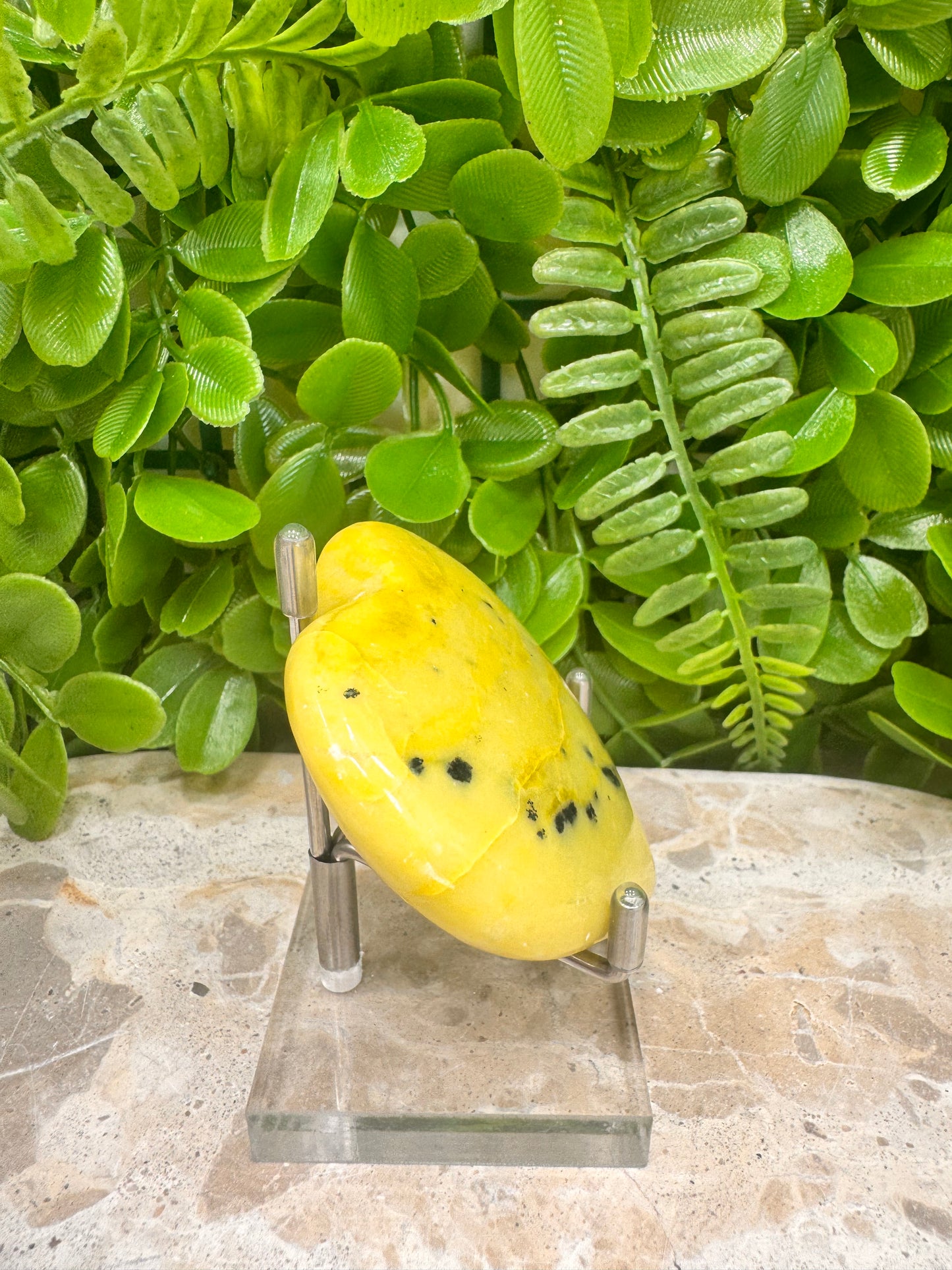 Jade/Hematite Heart 136g