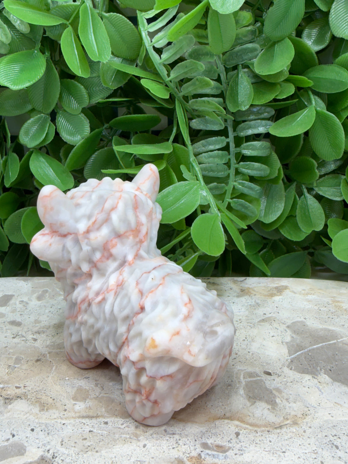 Red Vein Jasper Highland Cow 270g | Strength • Grounding • Stability
