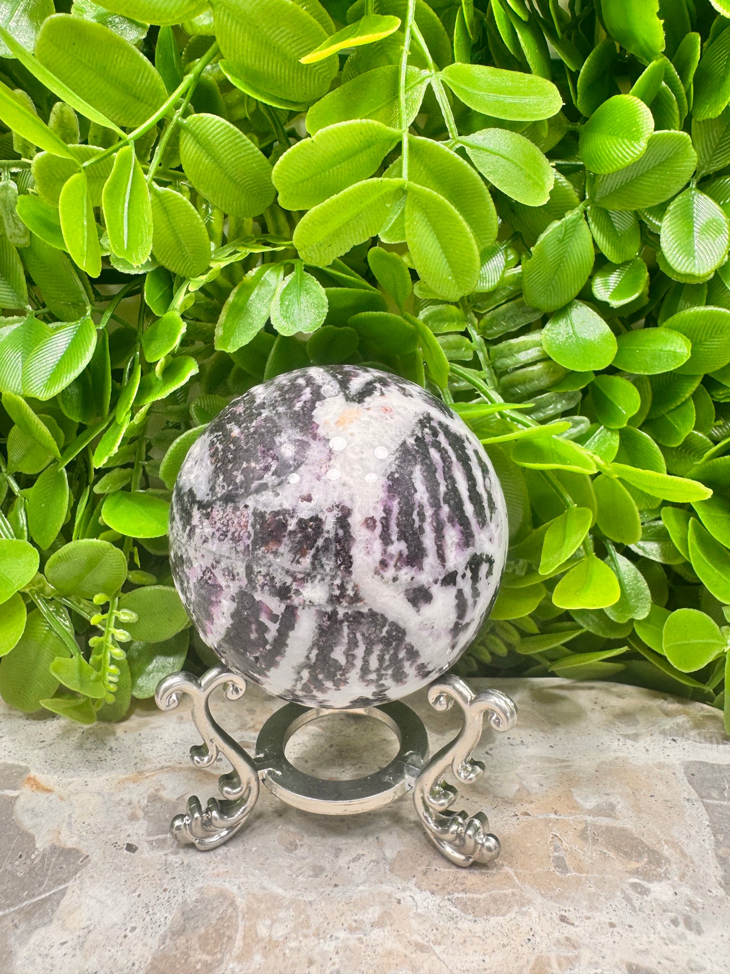 Zebra Jasper Sphere 488g