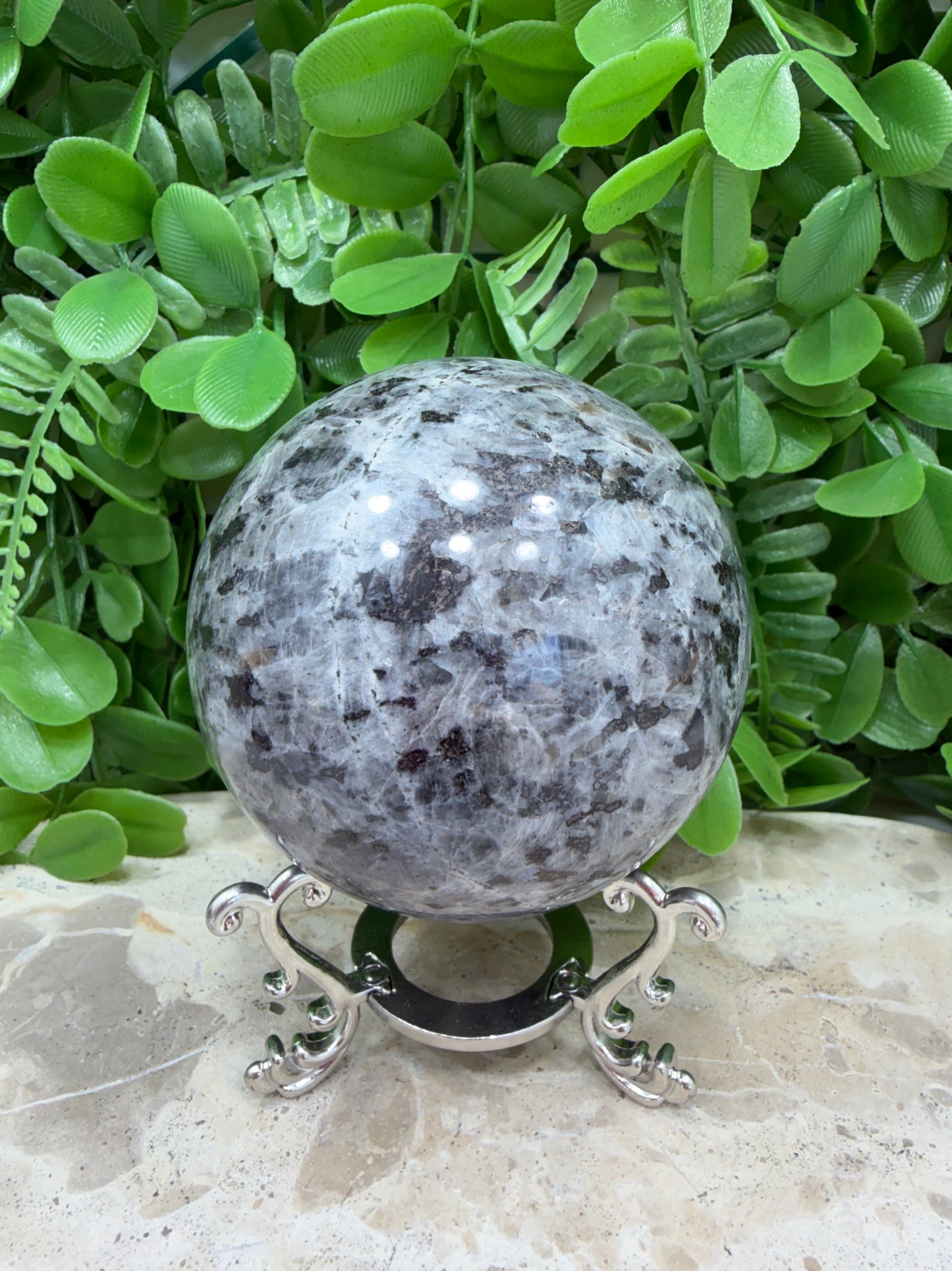Larvikite Sphere 648g