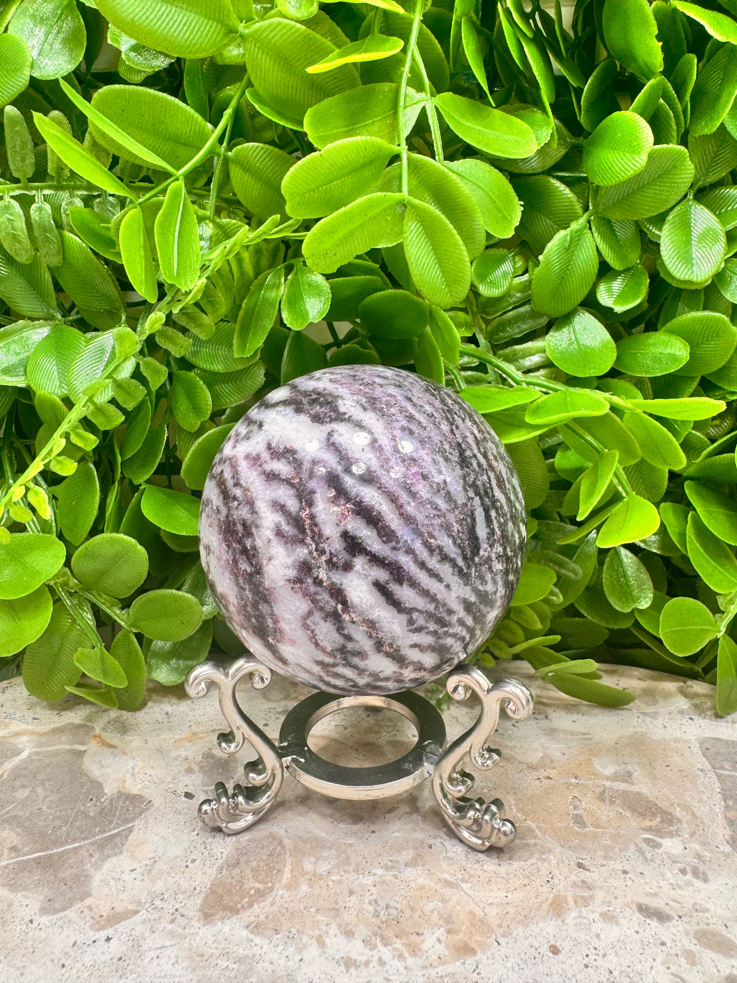 Zebra Jasper Sphere 514g