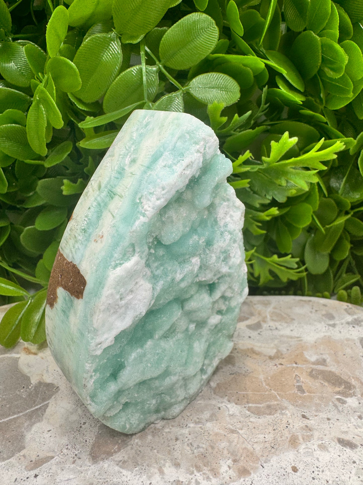 Hemimorphite Teardrop Freeform 414g