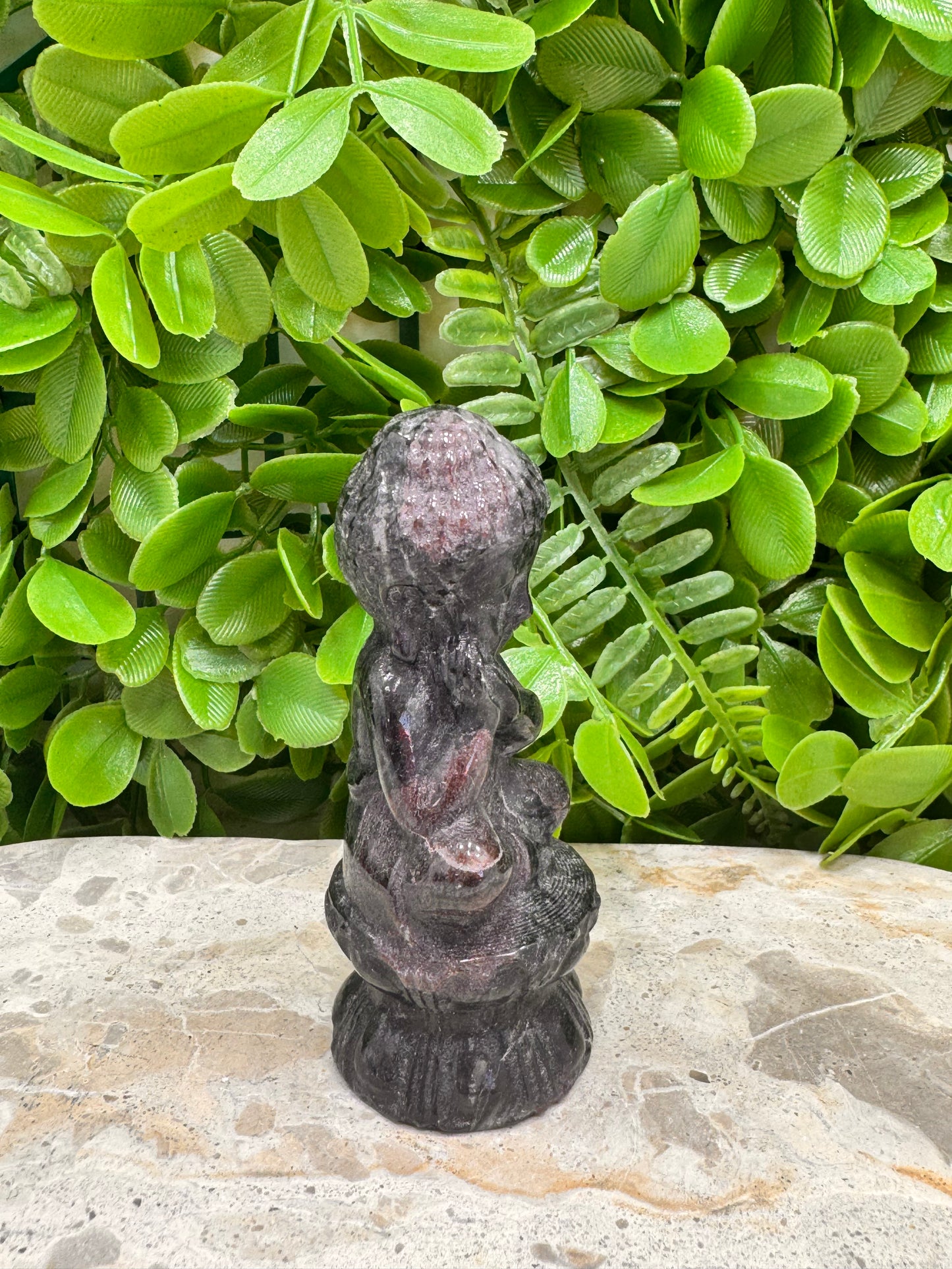 Garnet Buddha 218g