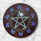 Purple Rose Pentagram Magnet