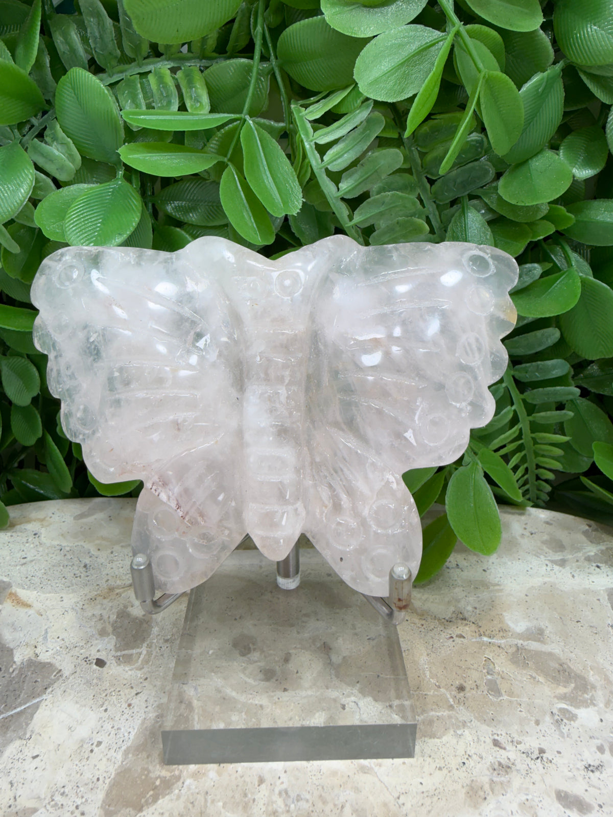 Rose Quartz Butterfly | Love • Compassion • Healing