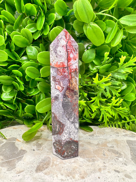 Mexican Agate Tower 352g