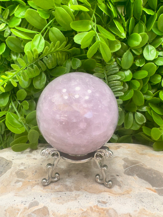 Lavender Rose Quartz Sphere 716g