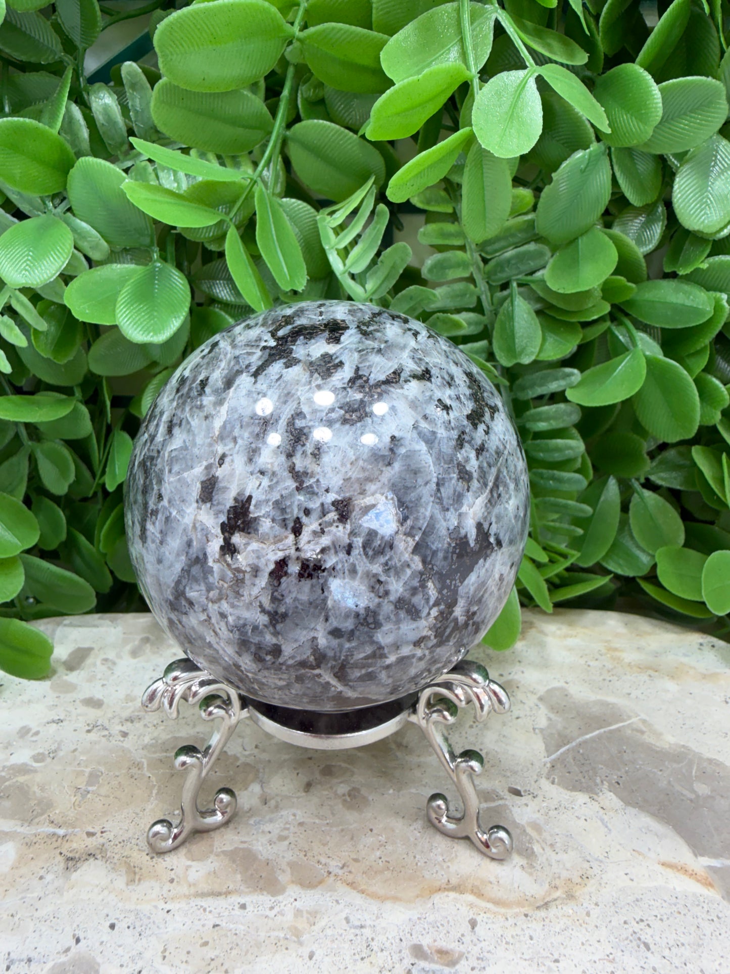 Larvikite Sphere 590g