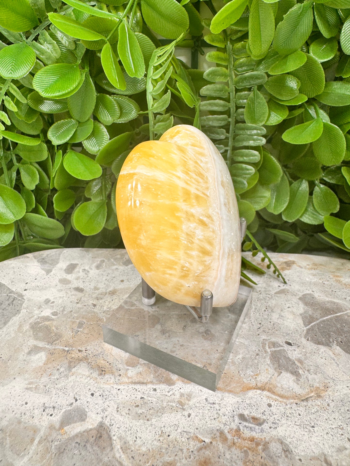 Pineapple Calcite Heart 206g