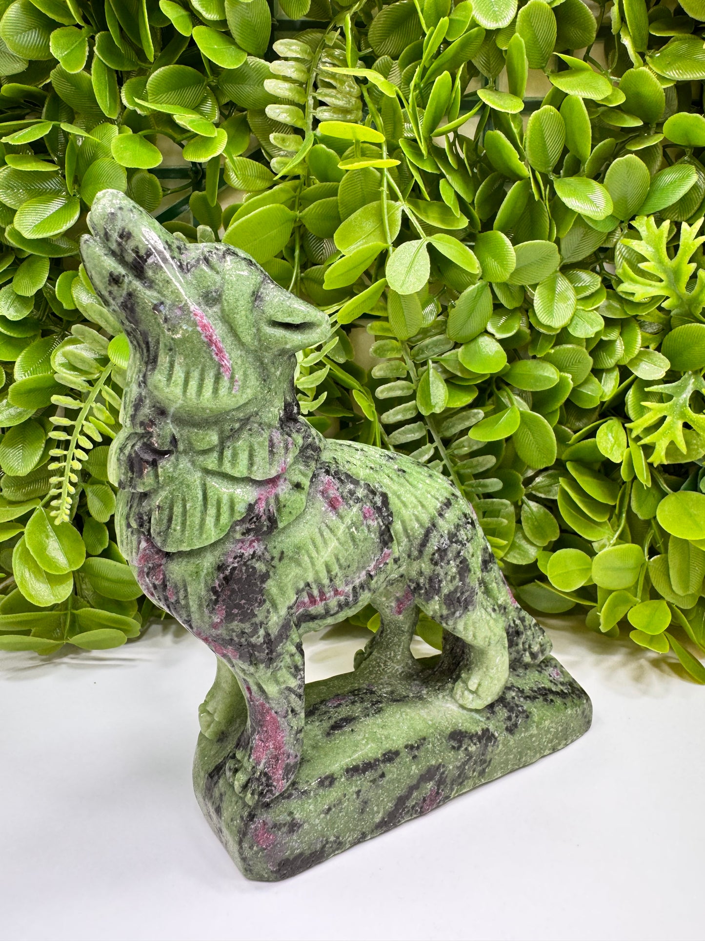 Ruby Zoisite Wolf 1244g