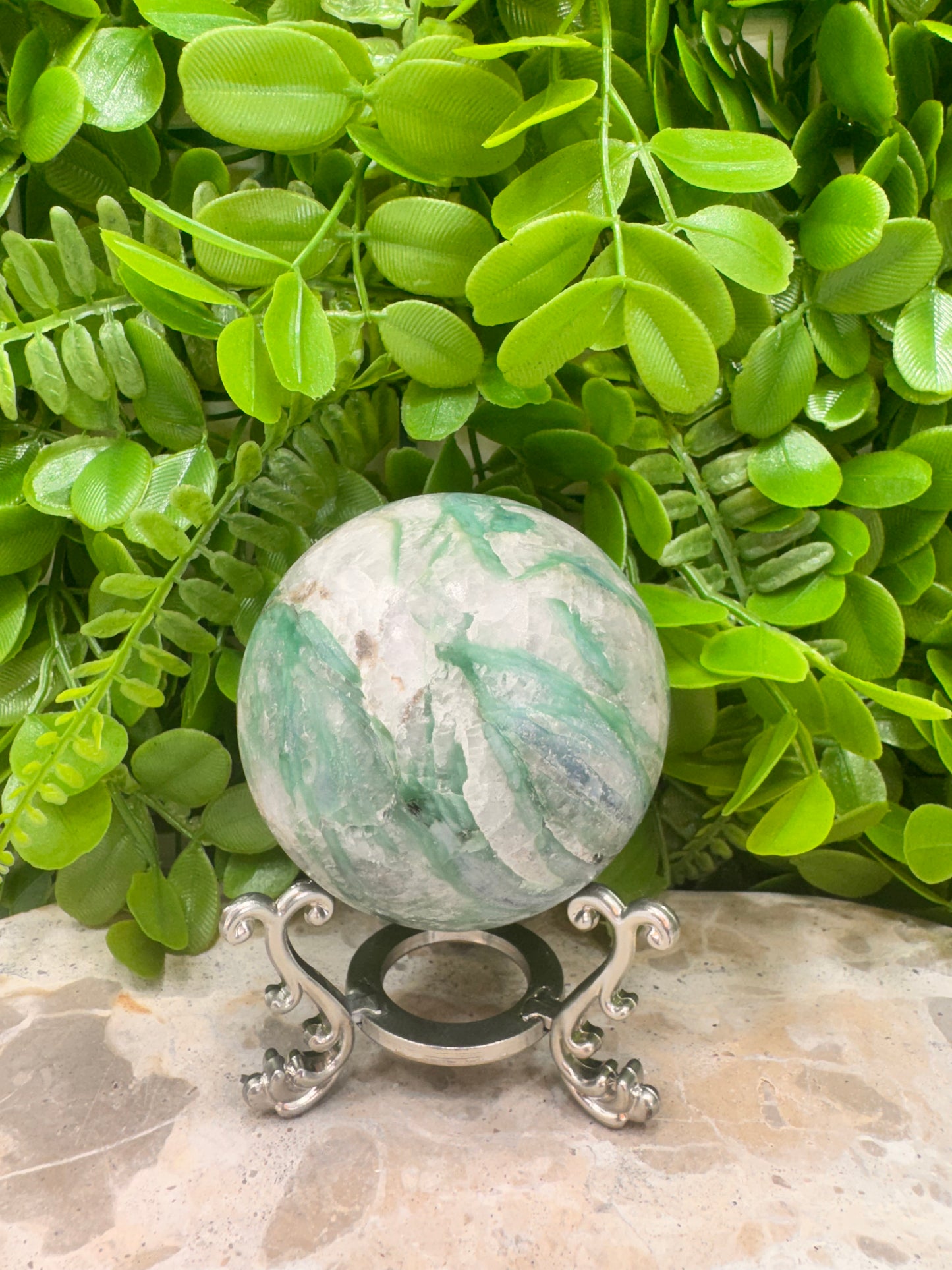 Blue / Green Kyanite Sphere 524g