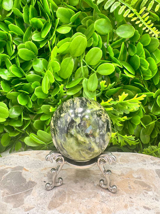Nephrite Jade Sphere 370g