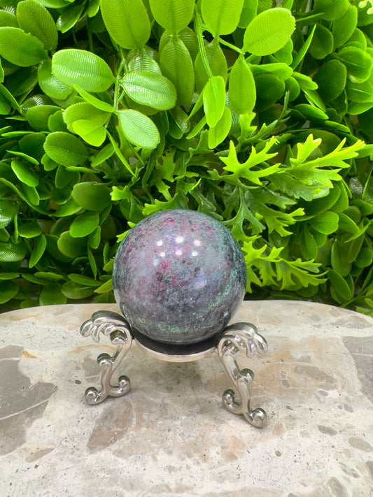 Ruby in Kyanite Sphere 266g