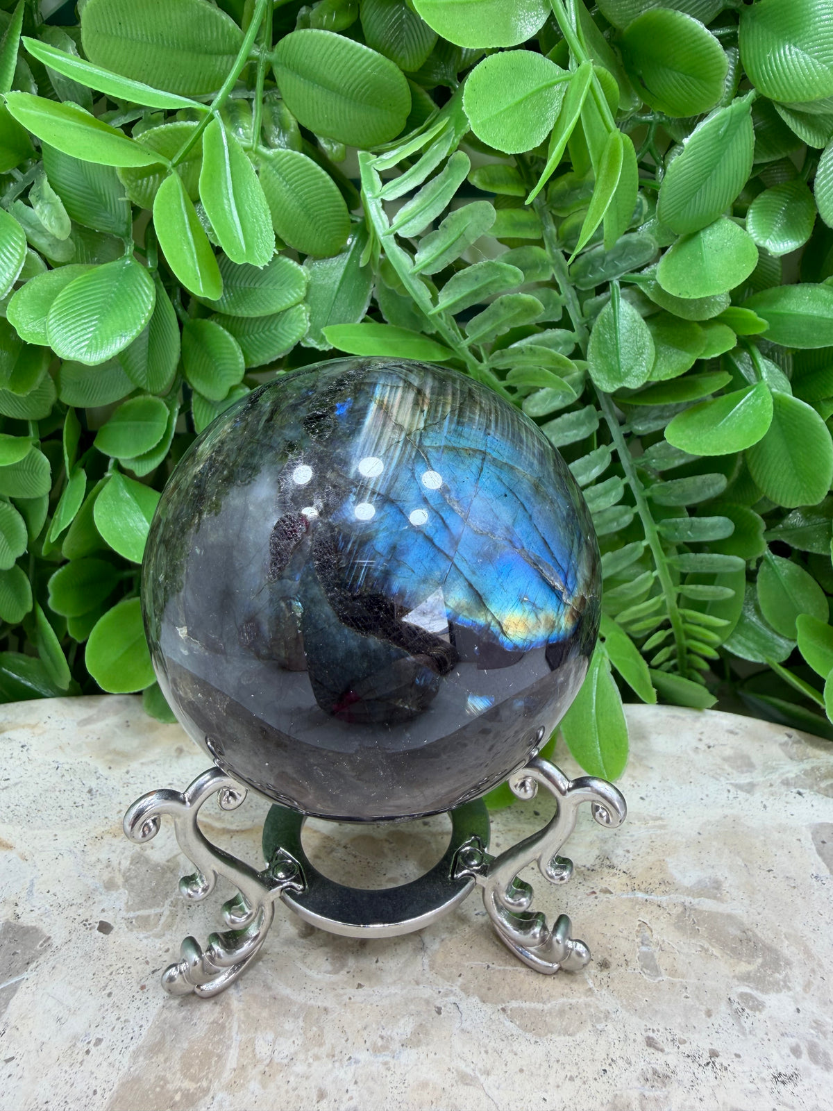 Labradorite Sphere | Protection • Intuition • Transformation