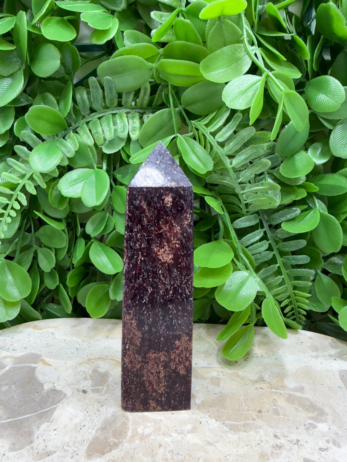 Red Mica Tower | Strength • Grounding • Vitality