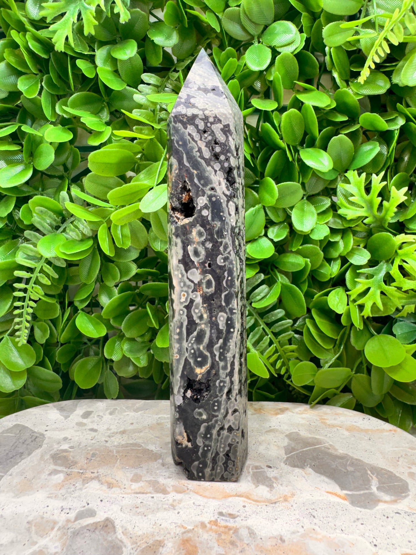 Bubble Ocean Jasper Tower 532g