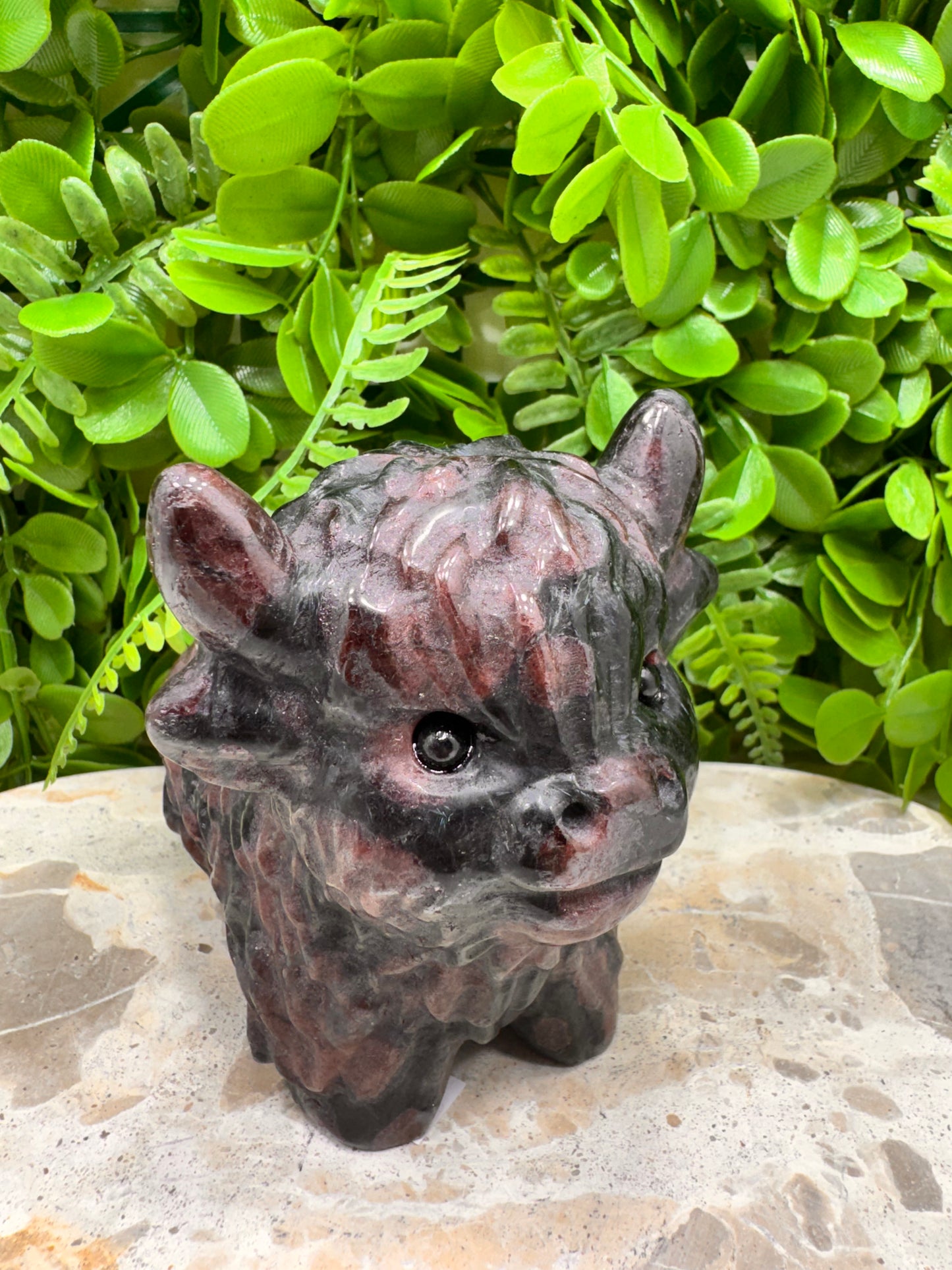 Garnet Highland Cow 1154g