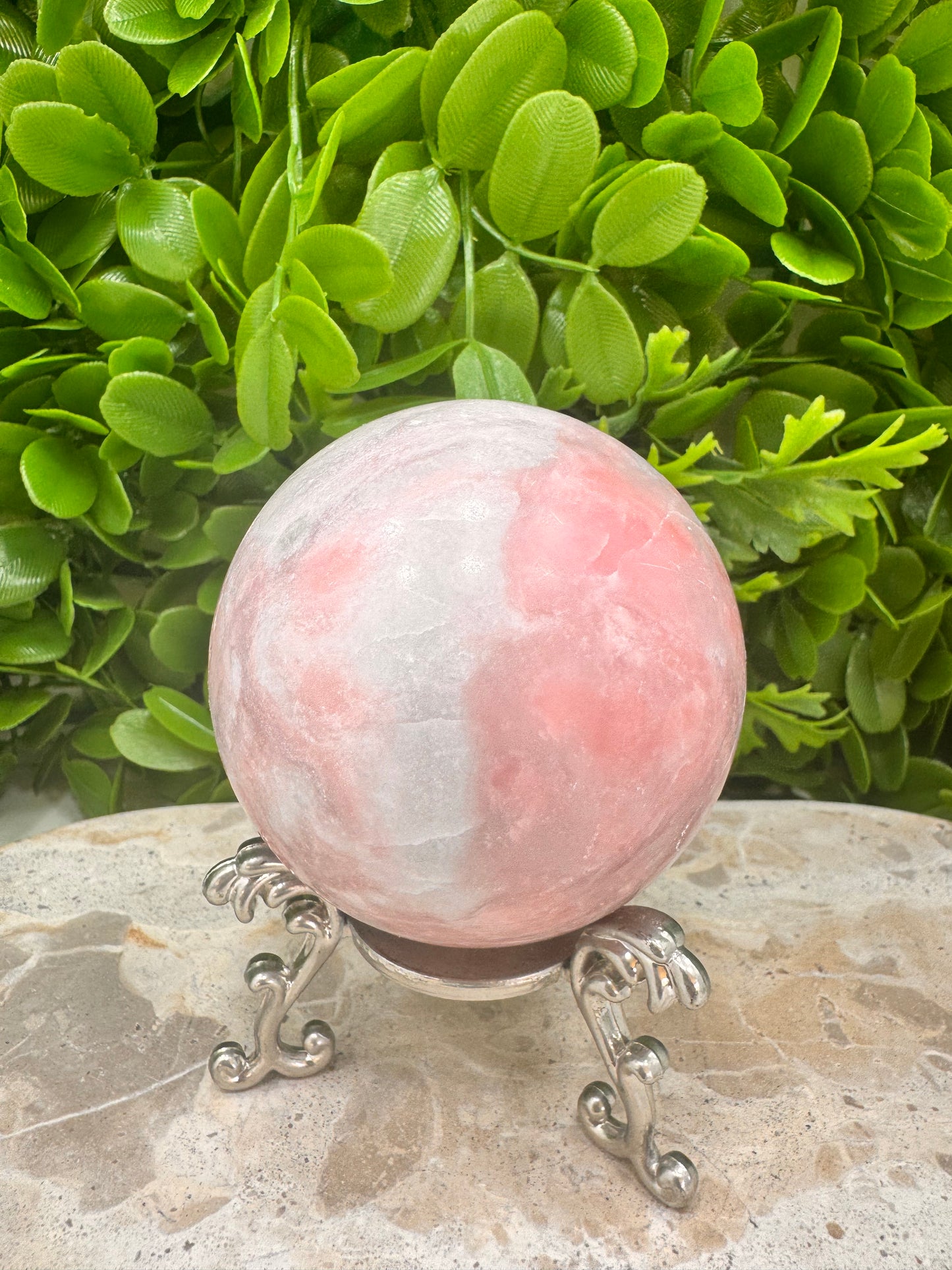 Pink Opal Sphere 522g