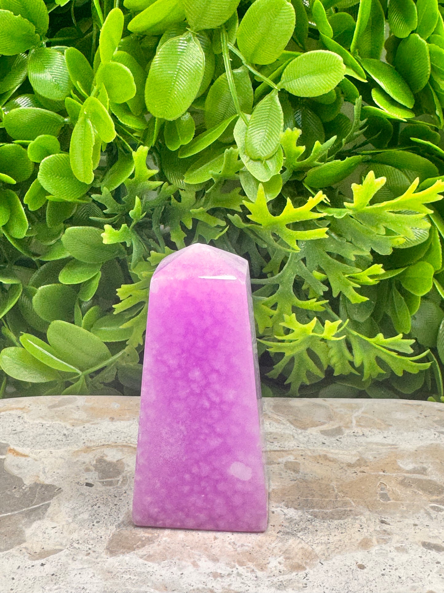 Pink Aragonite Point 160g