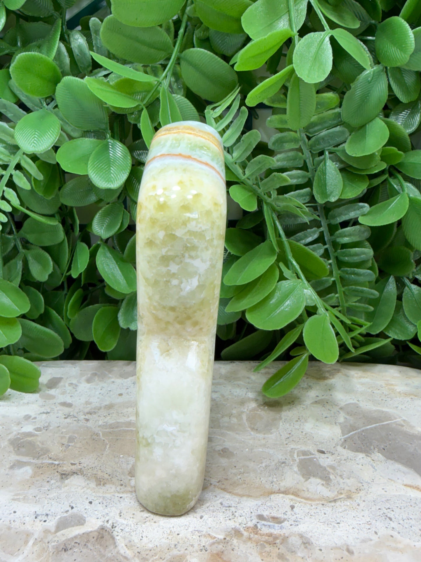 Ocean Green Calcite Freeform 360g
