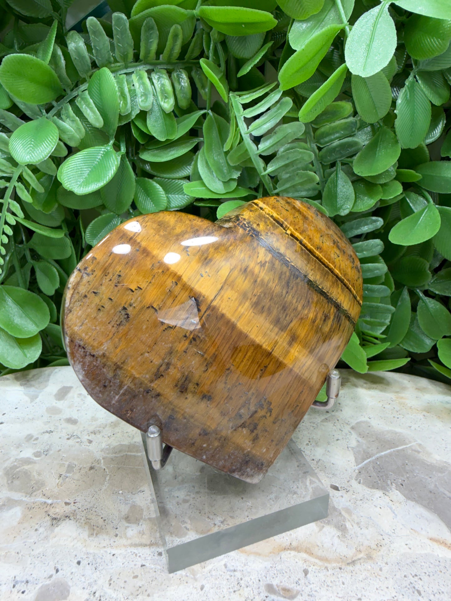 Tiger Eye Heart 270g