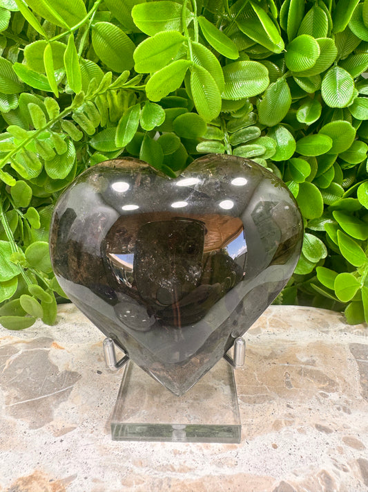 Smokey Quartz Heart 385g