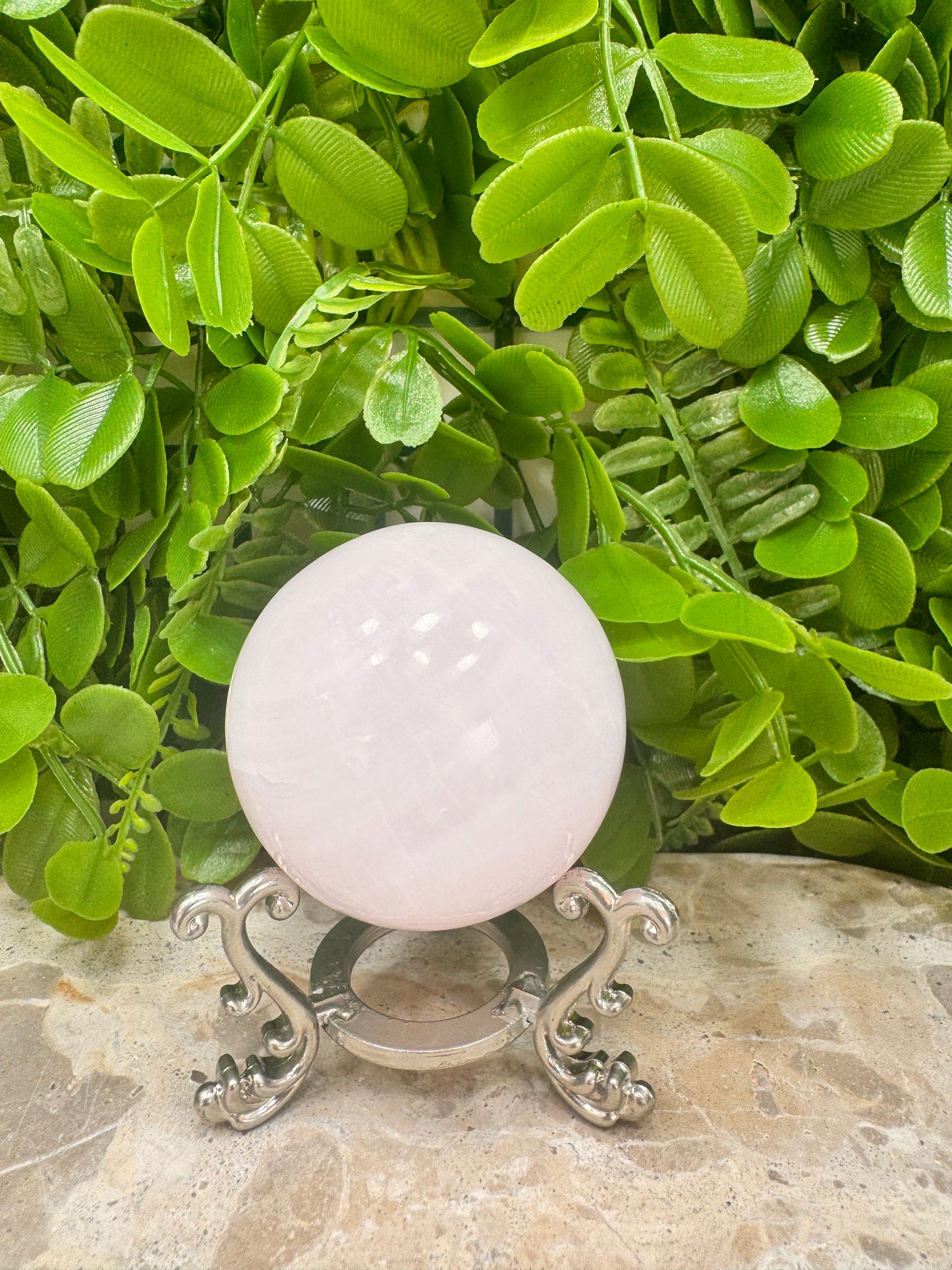 Pink Mangano Sphere 309g