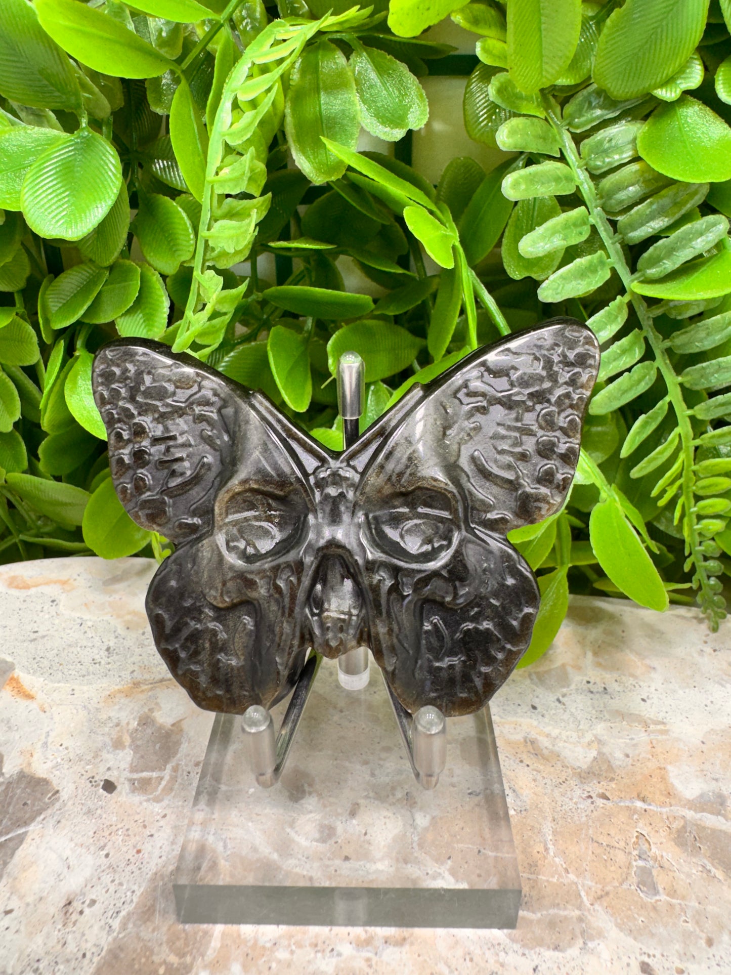 Golden Sheen Obsidian Death Moth app. 80g