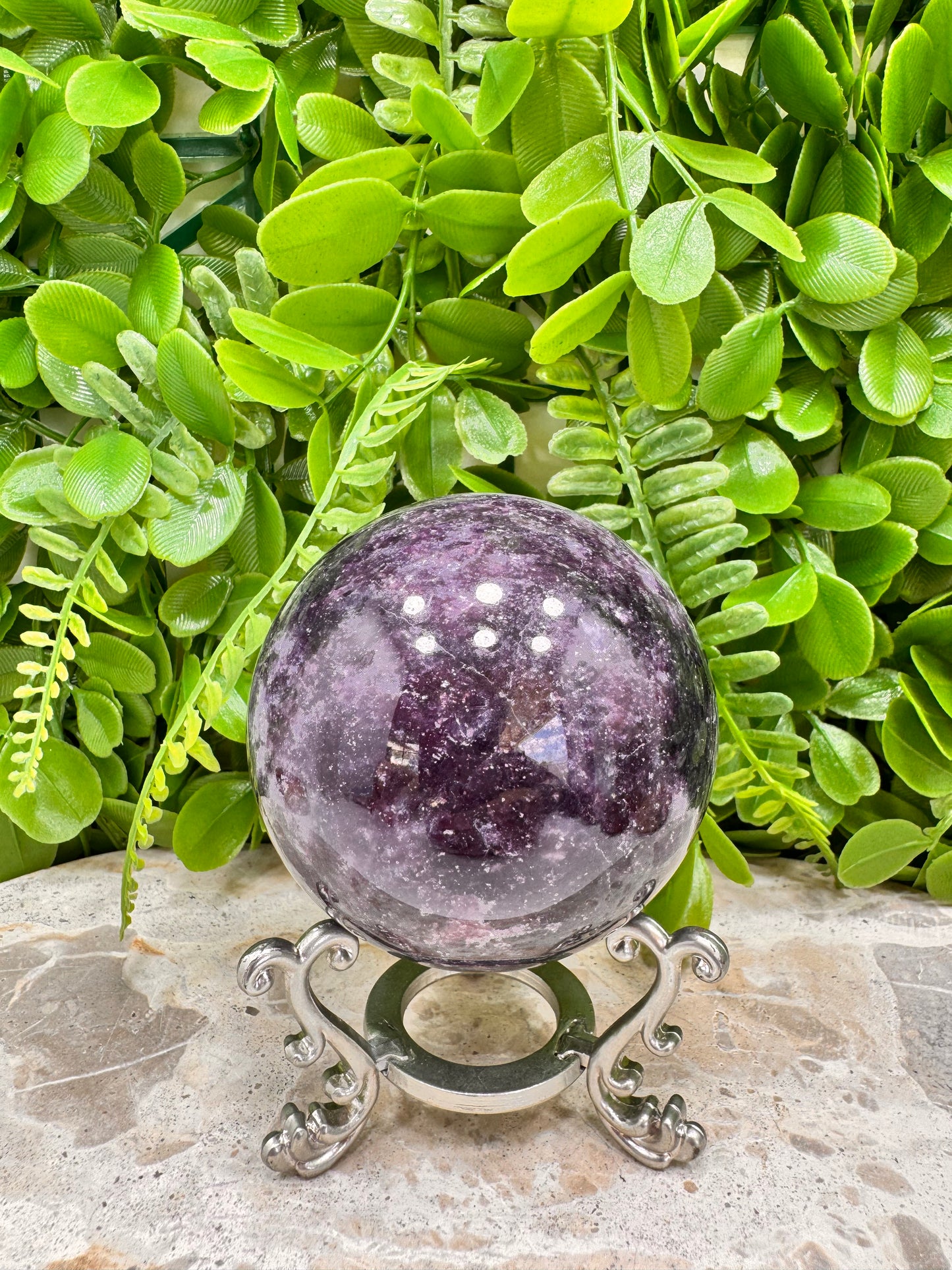 Purple Mica Sphere 561g