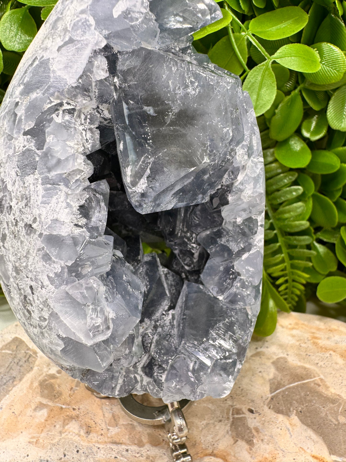 Blue Celestite Egg 2178g
