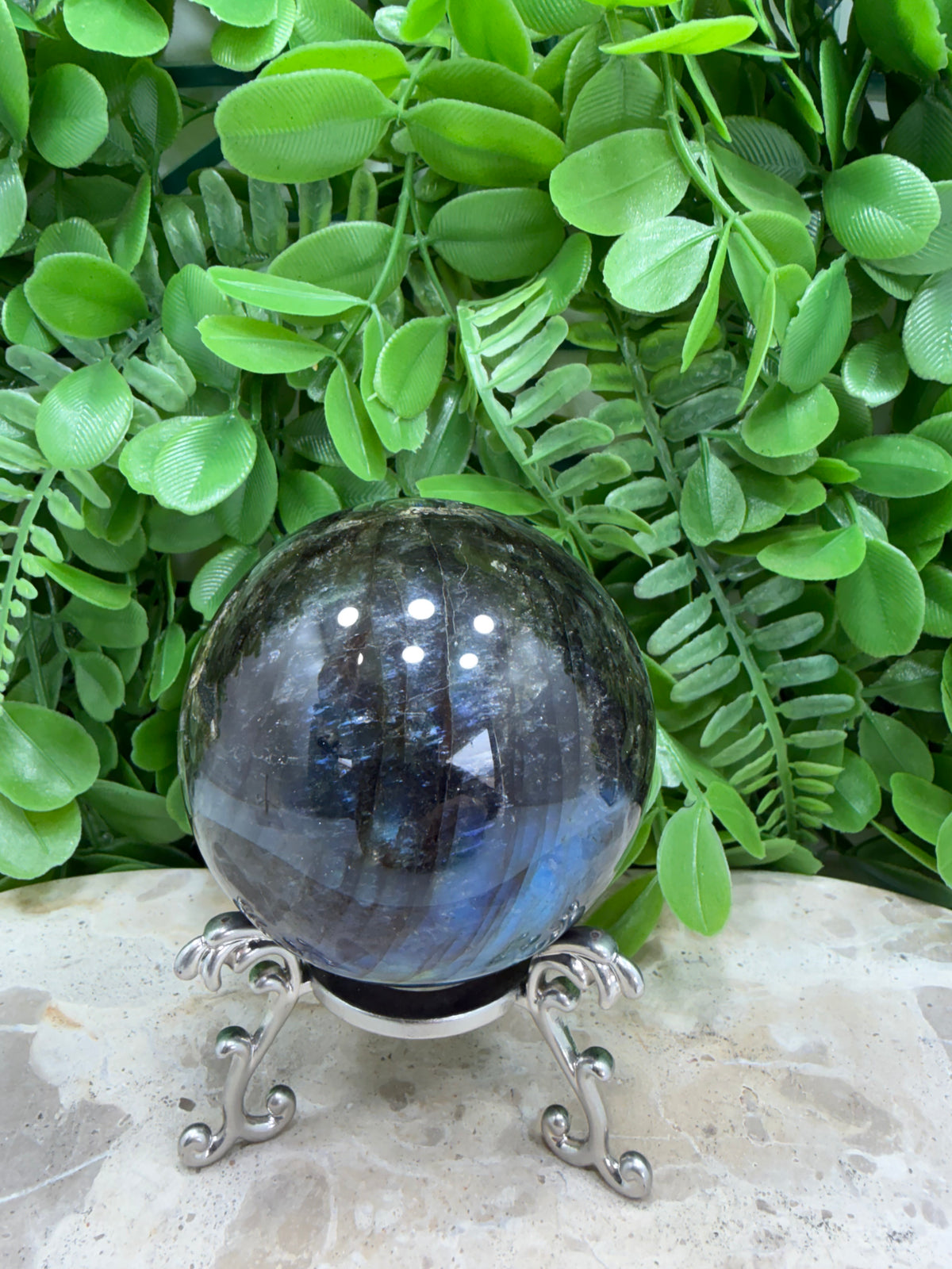 Labradorite Sphere | Protection • Intuition • Transformation
