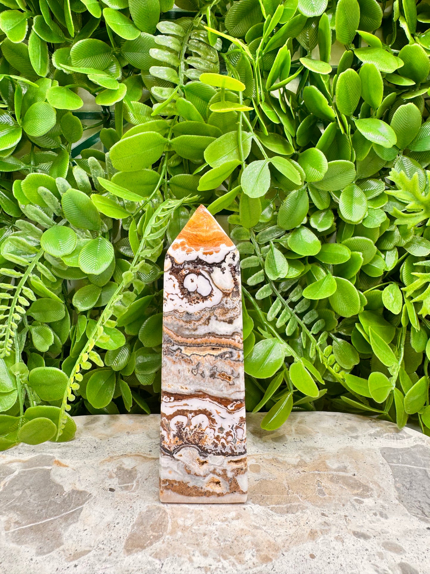 Dendritic Ocean Root Jasper Towers 309g