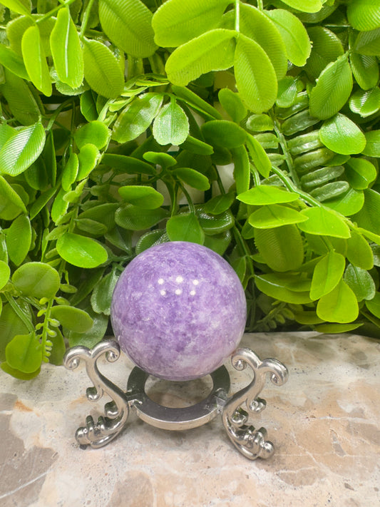 Lepidolite Sphere 154g
