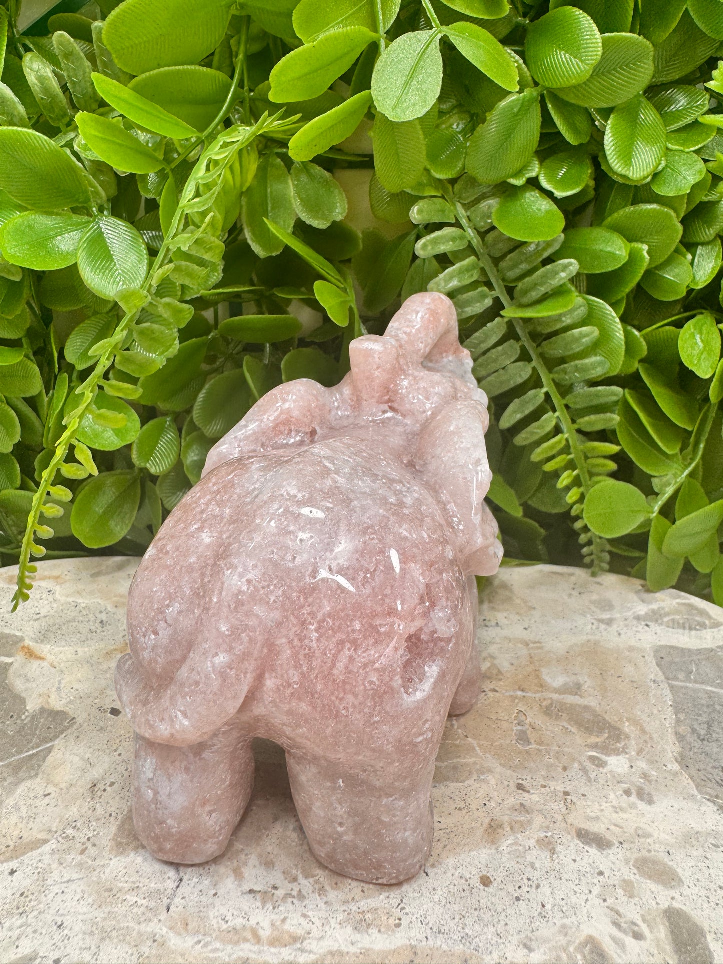 Pink Amethyst Elephant 554g