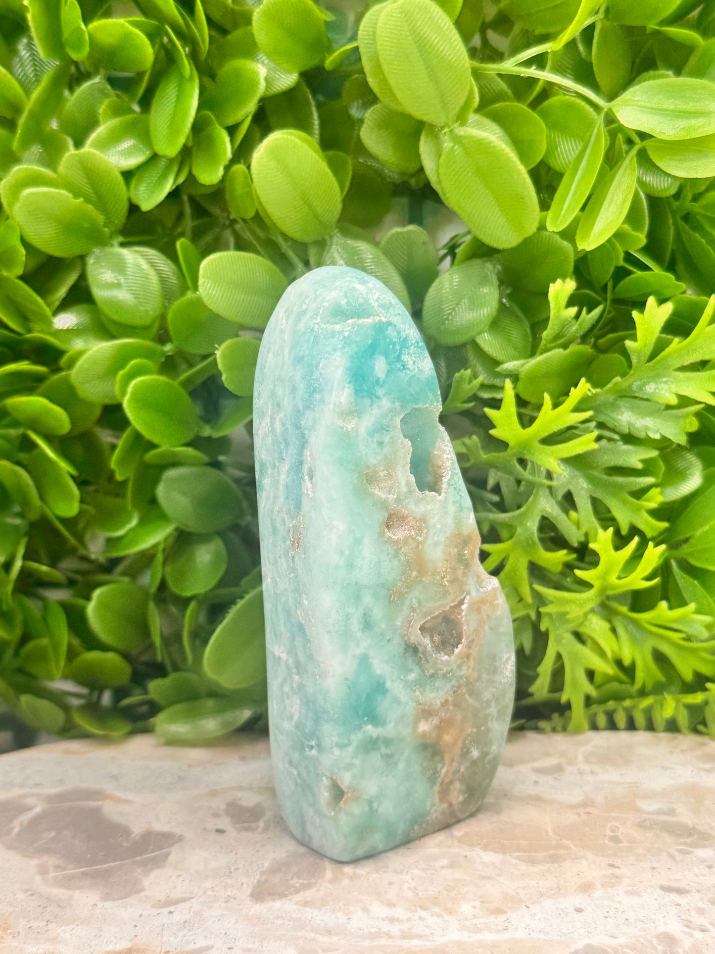 Aragonite with Smithsonite Freeform 416g
