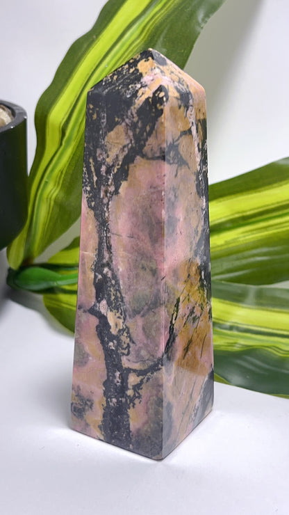 Rhodonite Tower 490g