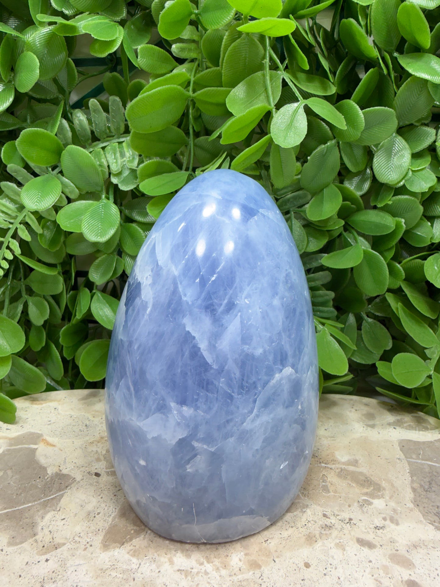 Blue Calcite Freeform 1026g