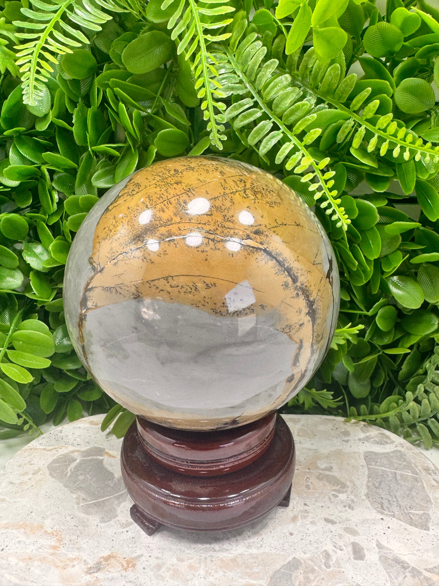 Picture Jasper Sphere 3130g