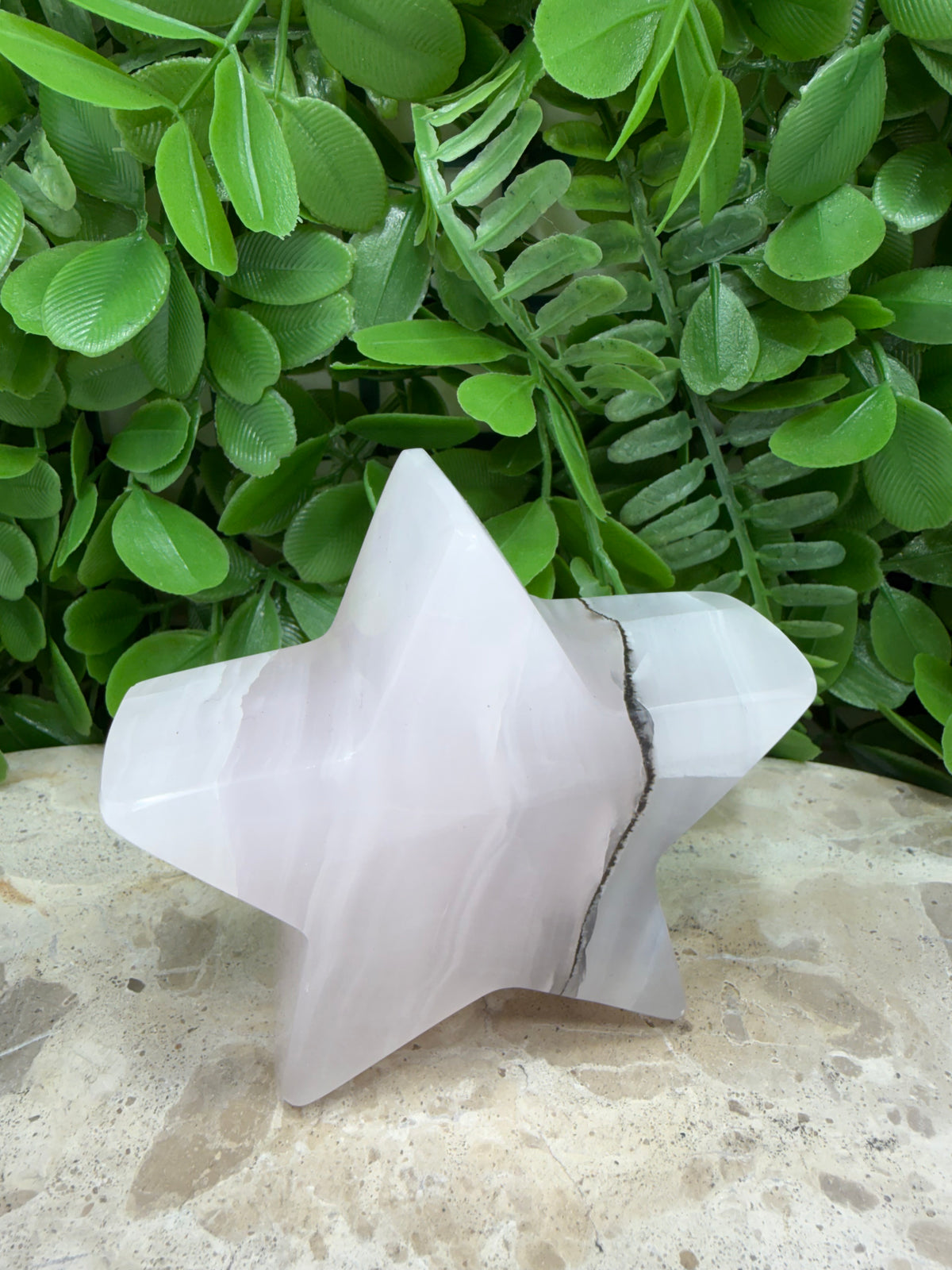 Smokey Pink Mangano Star | Love • Compassion • Calm