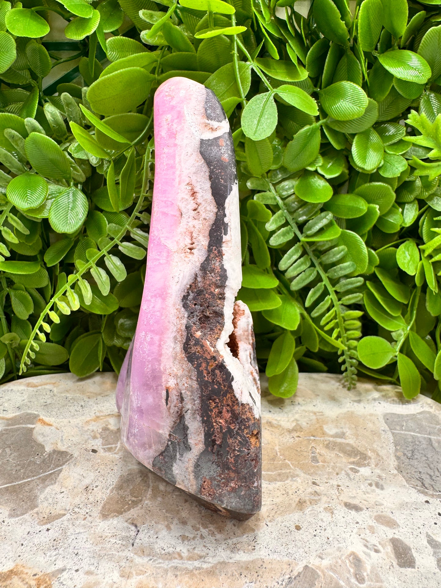 Pink Aragonite Freeform 1290g