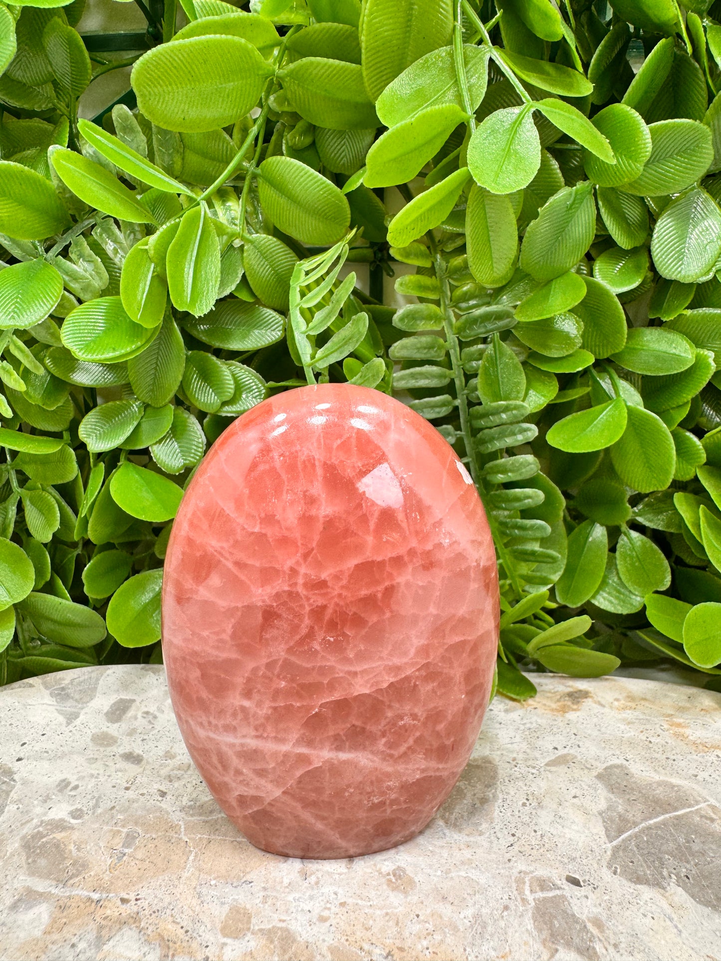 Standing Rose Calcite 320g