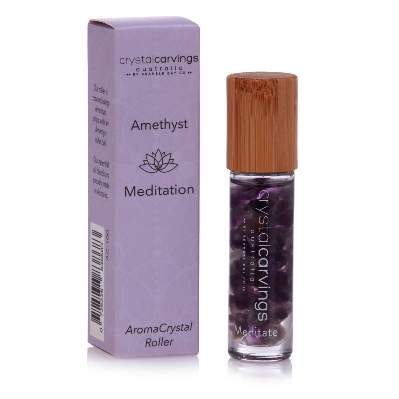 Aroma Crystal Roller - Amethyst - Meditation