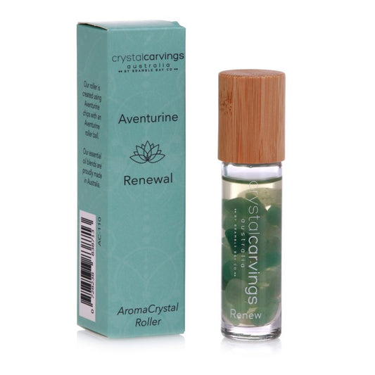 Aroma Crystal Roller - Green Aventurine - Renewal