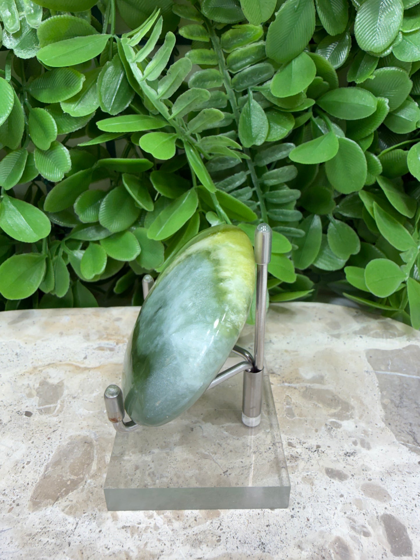 Flower Jade Palm Stone 102g
